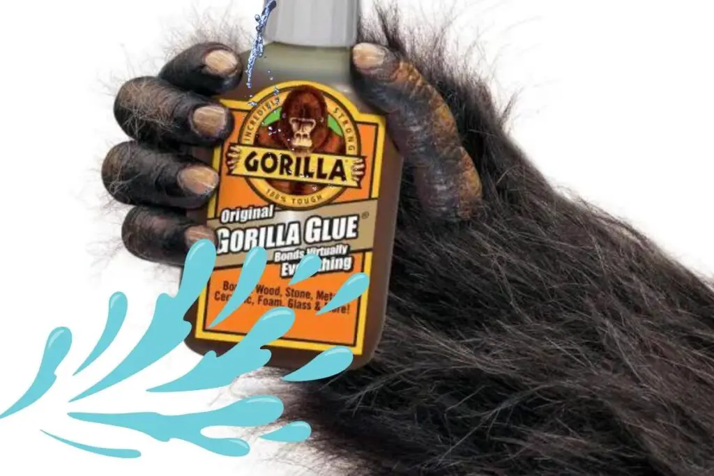 gorilla glue with water splash to answer can gorilla glue get wet 